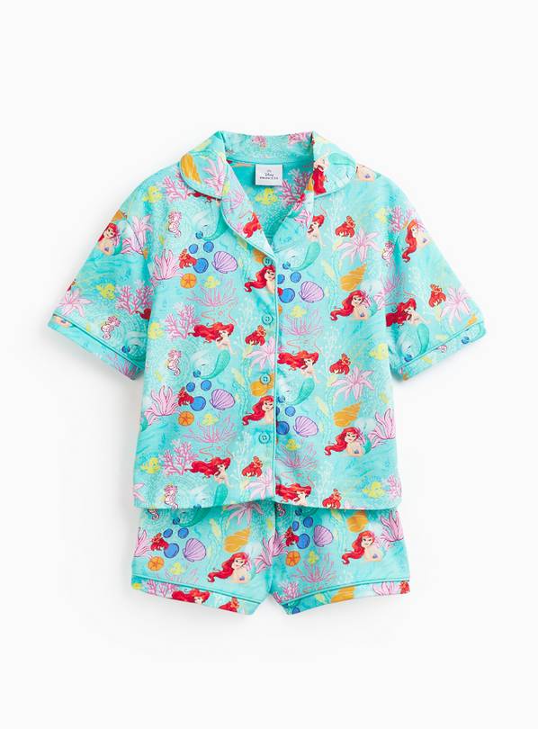 Disney Little Mermaid Ariel Traditional Shortie Pyjamas 6-7 years